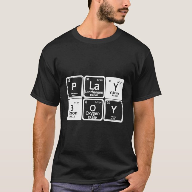 Play Periodic Profession Career Worker T-Shirt (Front)