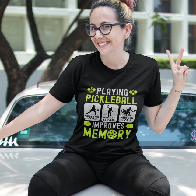 Play Pickleball Exercises Memory T-Shirt (Creator Uploaded)