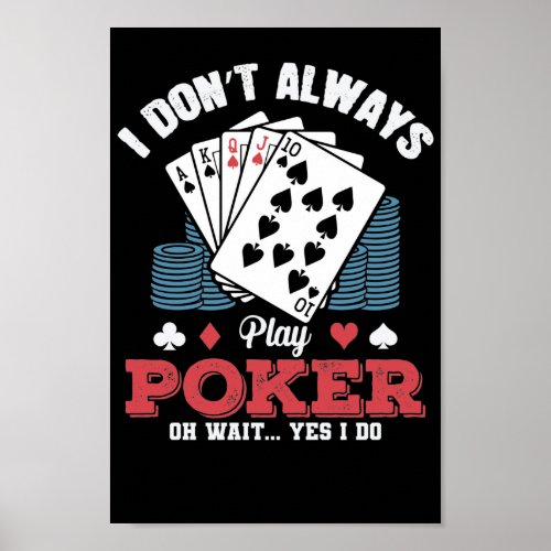 Play Poker Hand Strae Chipleader Poster