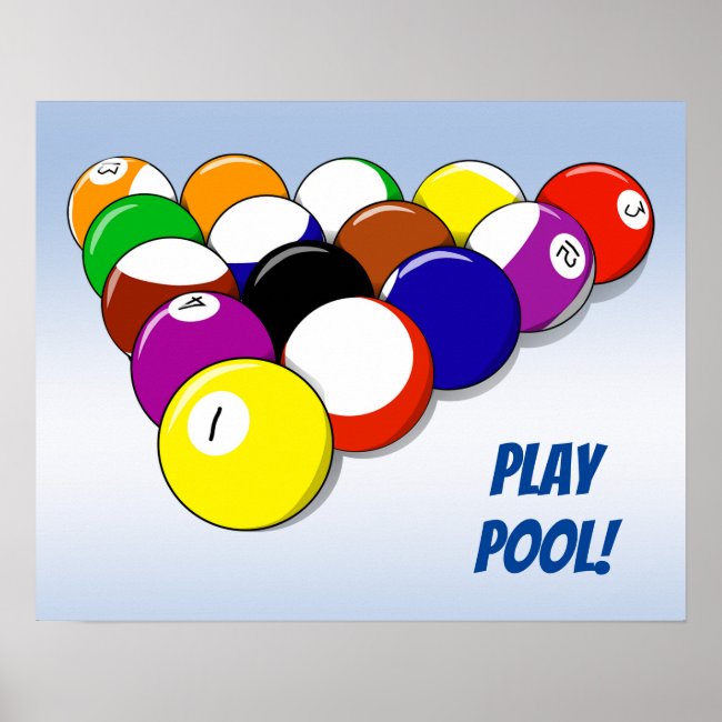 Play Pool Poster
