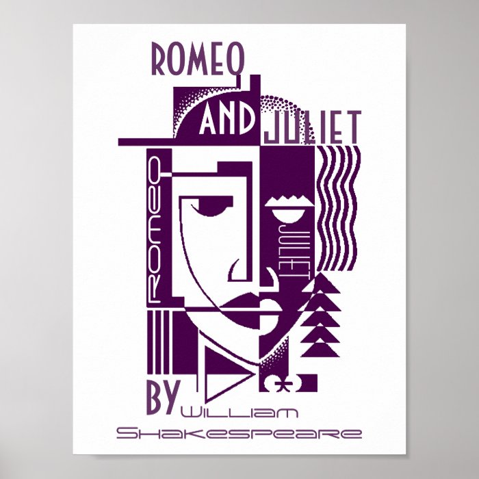 Play Poster For Romeo & Juliet William Shakespeare