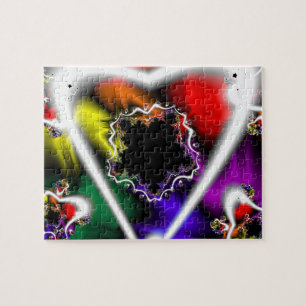 Play Rainbow Fractal Art Jigsaw Puzzle