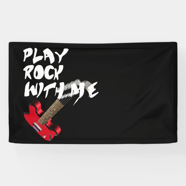 Play Rock with me Banner (Horizontal)