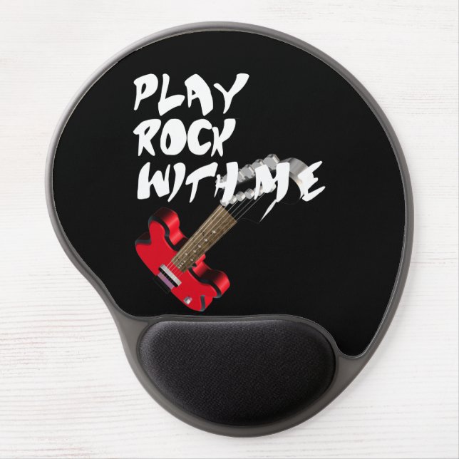 Play Rock with me Gel Mouse Pad (Front)