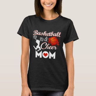 Play Sketll And Cheer Mom High School Player  T-Shirt