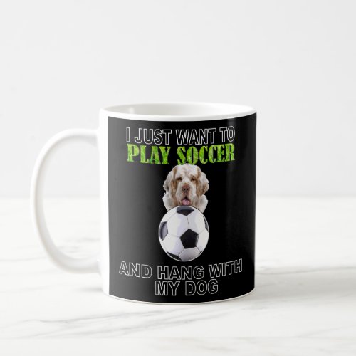 Play Soccer Hang W Dog Clumber Spaniel  Coffee Mug