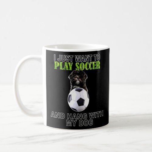 Play Soccer Hang W Dog Lhasa Apso  Coffee Mug
