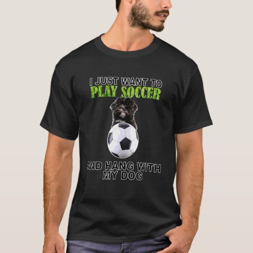 Play Soccer Hang W Dog Lhasa Apso T_Shirt