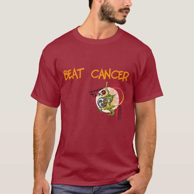 Play Taiko - Beat Cancer T-Shirt (Front)