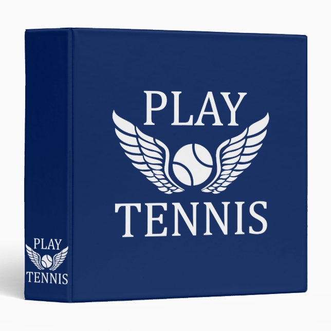 Play tennis binder (Front/Spine)