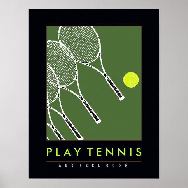 play tennis poster (Front)