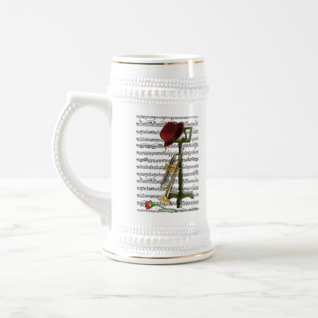 Play that Jazz.. Beer Stein (Left)