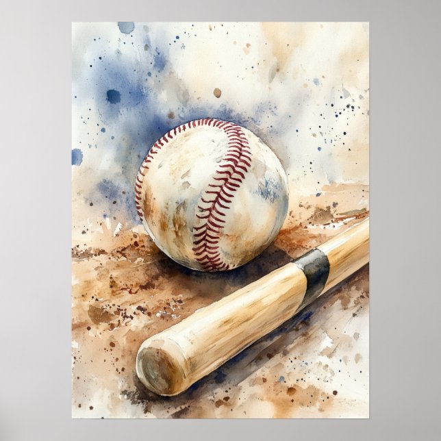 Play the Game Baseball Poster (Front)