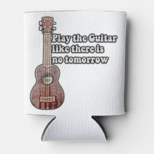 Play the guitar like there is no tomorrow. vintage can cooler