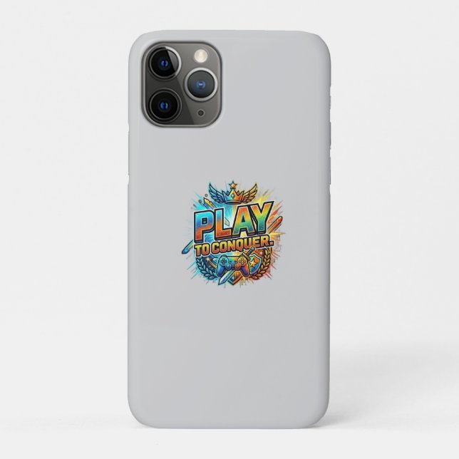 Play to Conquer Case-Mate iPhone Case (Back)