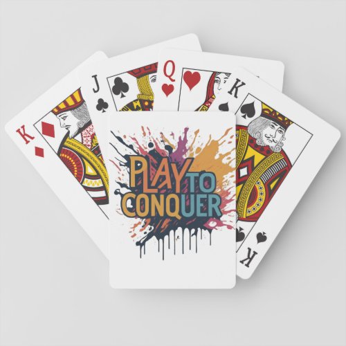 Play to Conquer Playing Cards