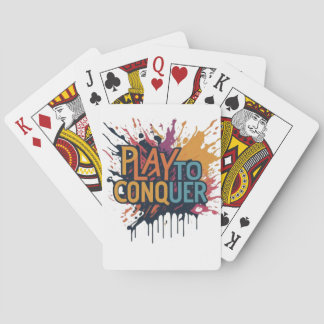 Play to Conquer Poker Cards