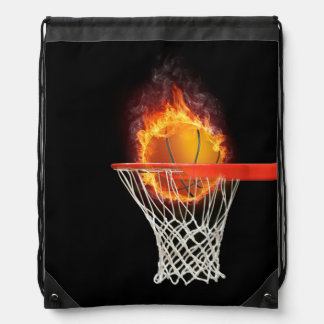 PLAY TO WIN Basketball Drawstring Bag