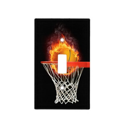 PLAY TO WIN Basketball  Sport Gifts Light Switch Cover