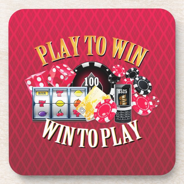 Play To Win Coasters Options (Front)