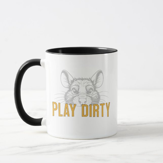 Play ugly t-shirt mug (Left)