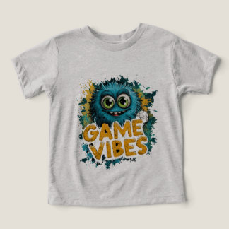 Play, Win, Repeat: Kids Game Vibes Toddler T-shirt