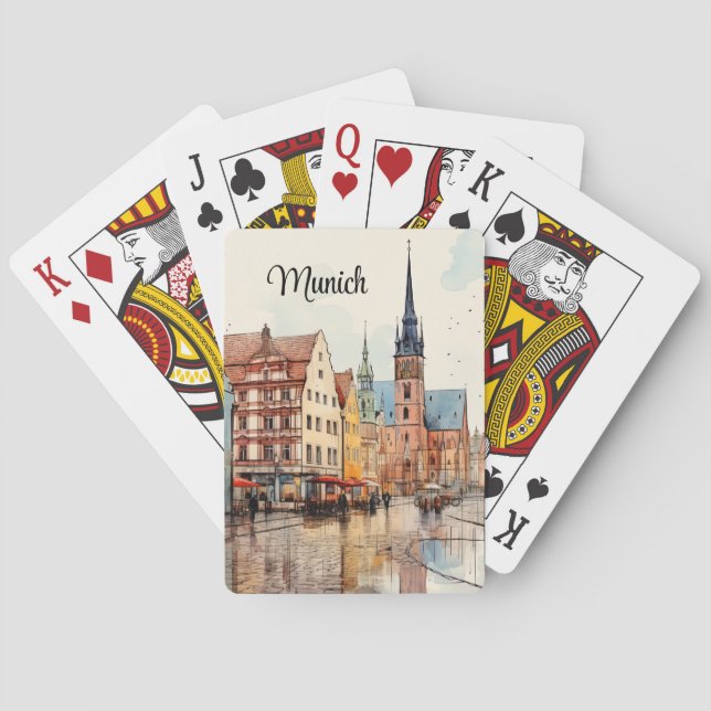 Play with a Touch of Bavarian Art Poker Cards (Back)
