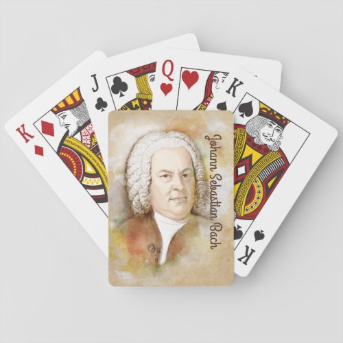 Play with Johann Sebastian Bach Playing Cards