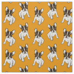 Play With Me Frenchie Design Fabric