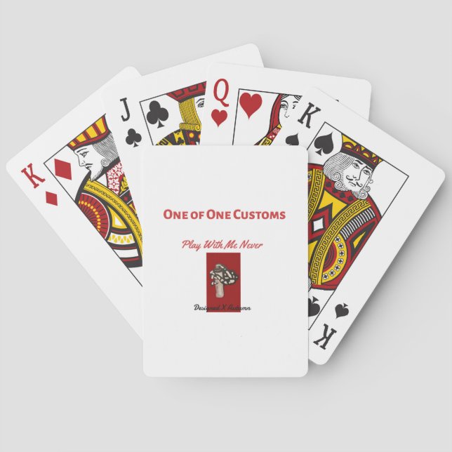Play With Me Never  Poker Cards (Back)