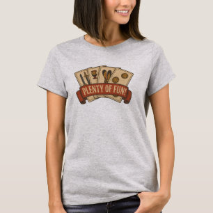 Play with Passion – Vintage Briscola Card Game T-Shirt