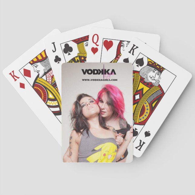 Play with the Vodkka Girls Poker Cards (Back)