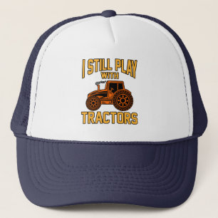 Play With Tractors Car Mechanic Auto Mechanics Trucker Hat