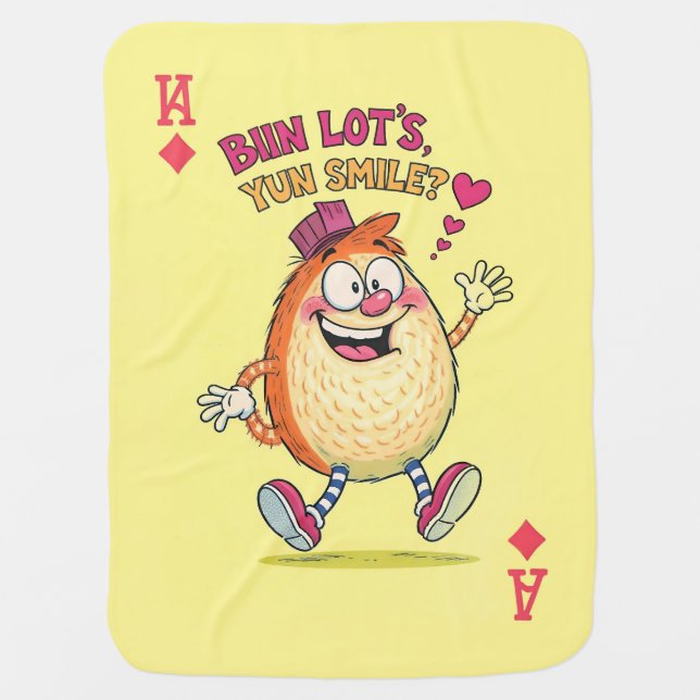 Play Your Style – Funny Card Baby Blanket (Front)