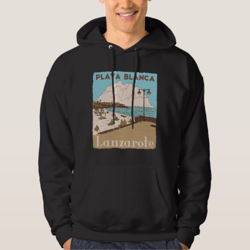 Playa Blanca Lanzarote canary island Beach Spain Hoodie