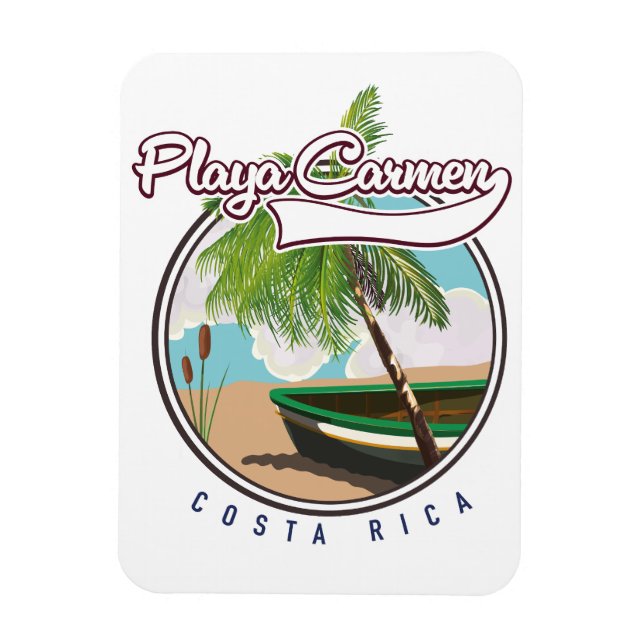 Playa carmen Costa rica Magnet (Vertical)