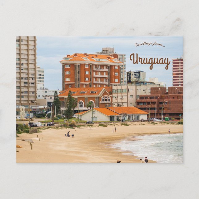  Playa de Punta del Este Uruguay Postcard (Front)