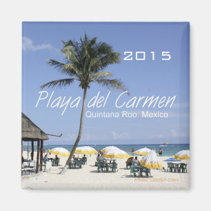 Playa del Carmen Mexico Beach Magnet Change Year