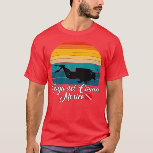 Playa del Carmen Mexico Diving T_Shirt