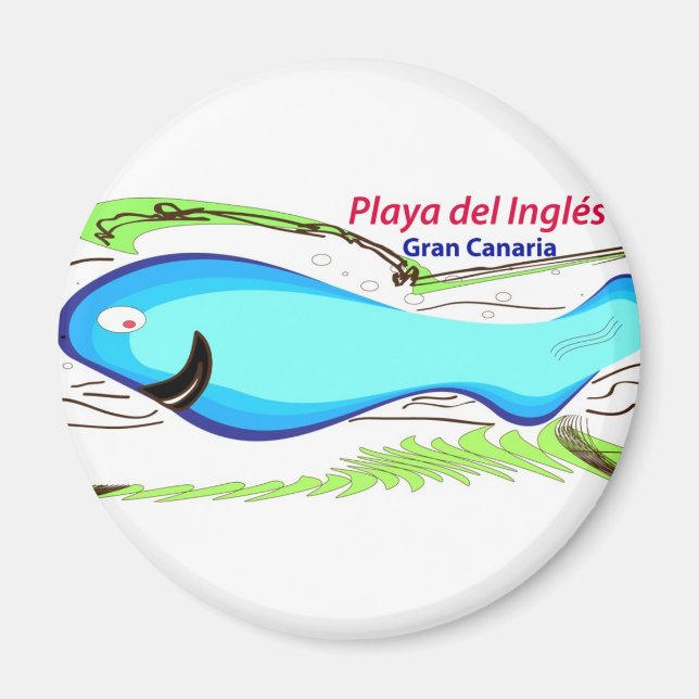 Playa del Ingles Gran Canaria Magnet (Front)