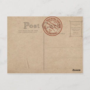 Playa del Rey Post Office Double-Vintage Postcard