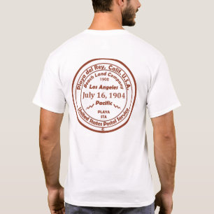 Playa del Rey Post Office Hand Cancellation Stamp T-Shirt