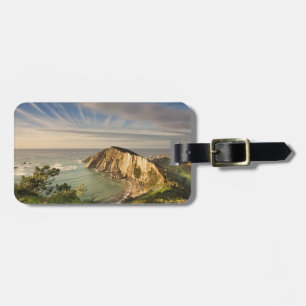 Playa del Silencio Spain stylized Luggage Tag