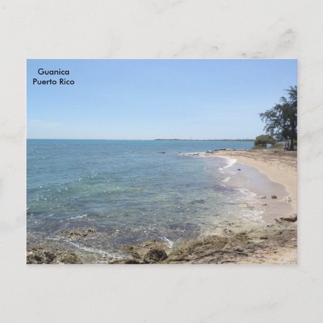 Playa en Mar Caribe Guanica Postcard (Front)
