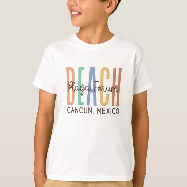 Playa Forum Cancun Mexico (Sands) T-Shirt (Front)