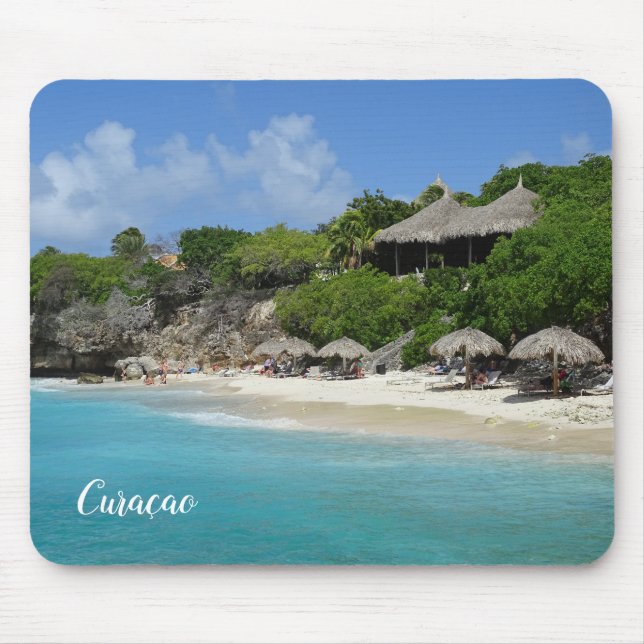 Playa Kalki, Curaçao Mouse Pad (Front)