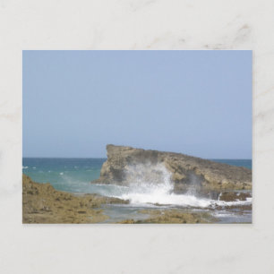 Playa la Poza Arecibo Postcard