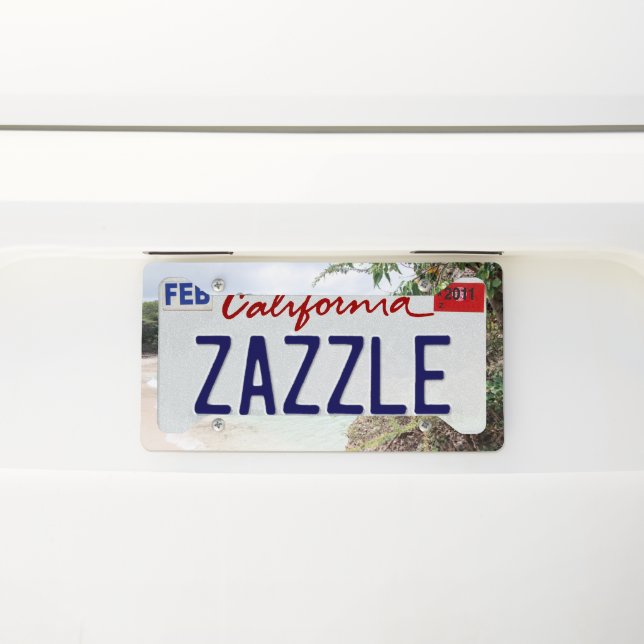 Playa Lagun Dream 1 License Plate Frame (On Car)