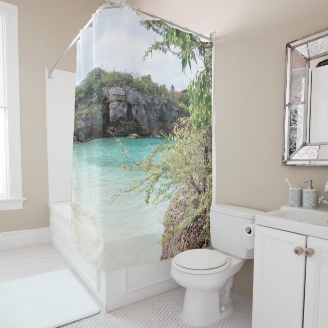 Playa Lagun Dream 1 Shower Curtain (In Situ)
