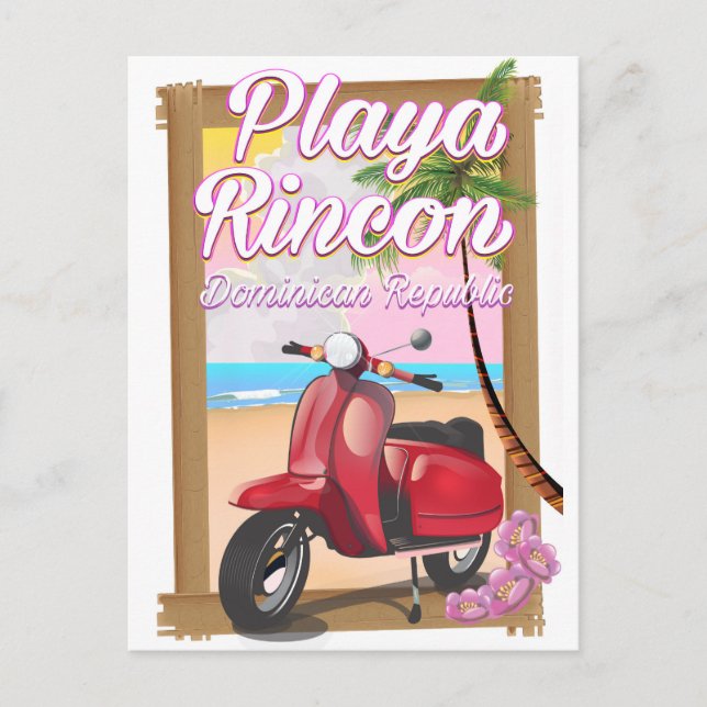 Playa Rincon Dominican Republic Postcard (Front)
